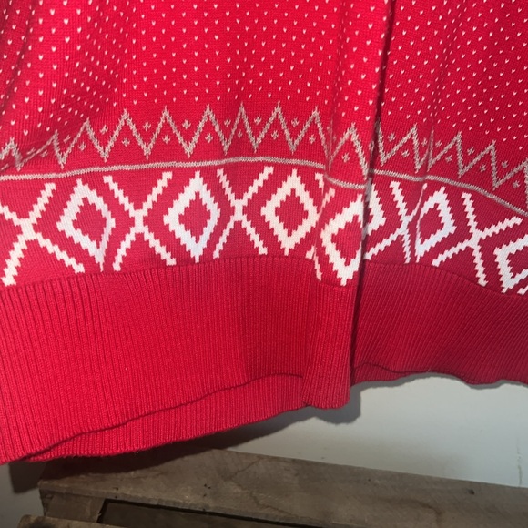 Sophie & Sam - Red and Gray Men's Sweater - Picture 3 of 7